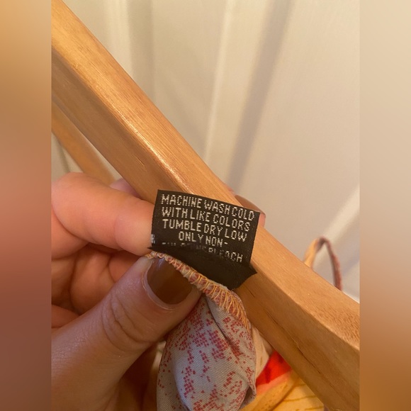 Thread Story Multi-Color Pants Jumpsuit w/ Spaghetti Straps, Pockets, & Ruffles - Picture 10 of 12